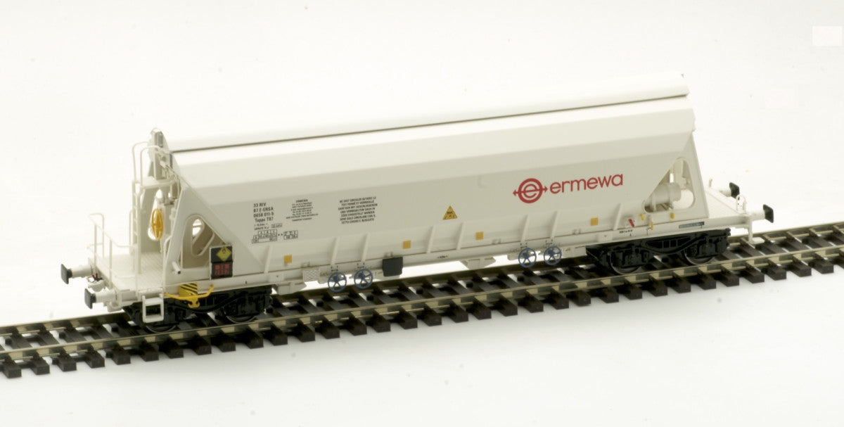Wagon Trémie Tapps Blanc - ERMEWA - ALBERT MODELL - Référence 065323 - Echelle 1/87