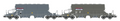 Coffret 2 wagons Trémie NACCO - RIVAROSSI - Référence HR6668 - Echelle 1/87