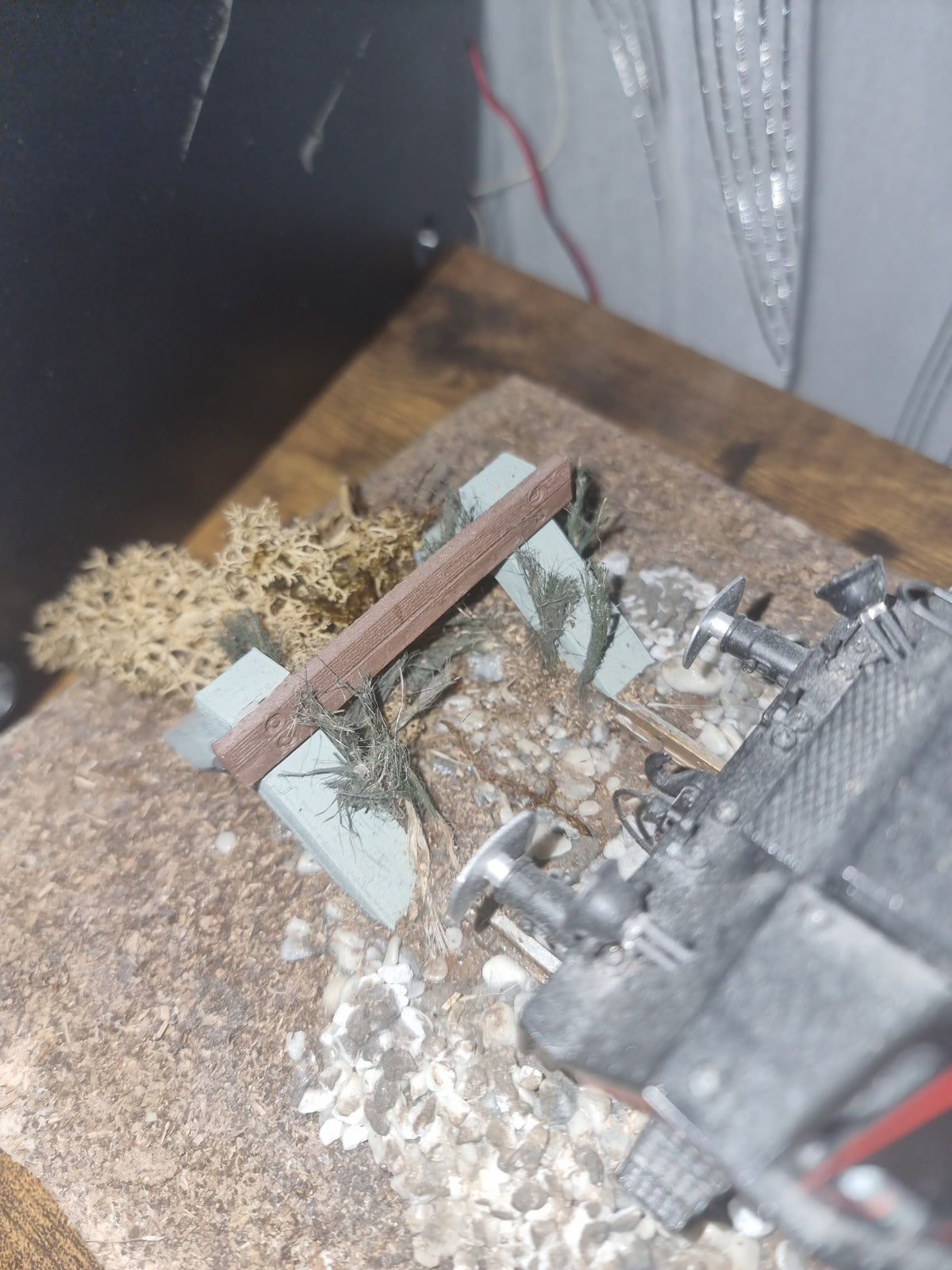Butoir béton n°1 - échelle 1/32 - Référence B-11-0207