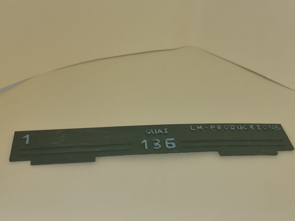 Gabarit de pose de voies à quai - échelle 1/32 - Référence B-16-0784
