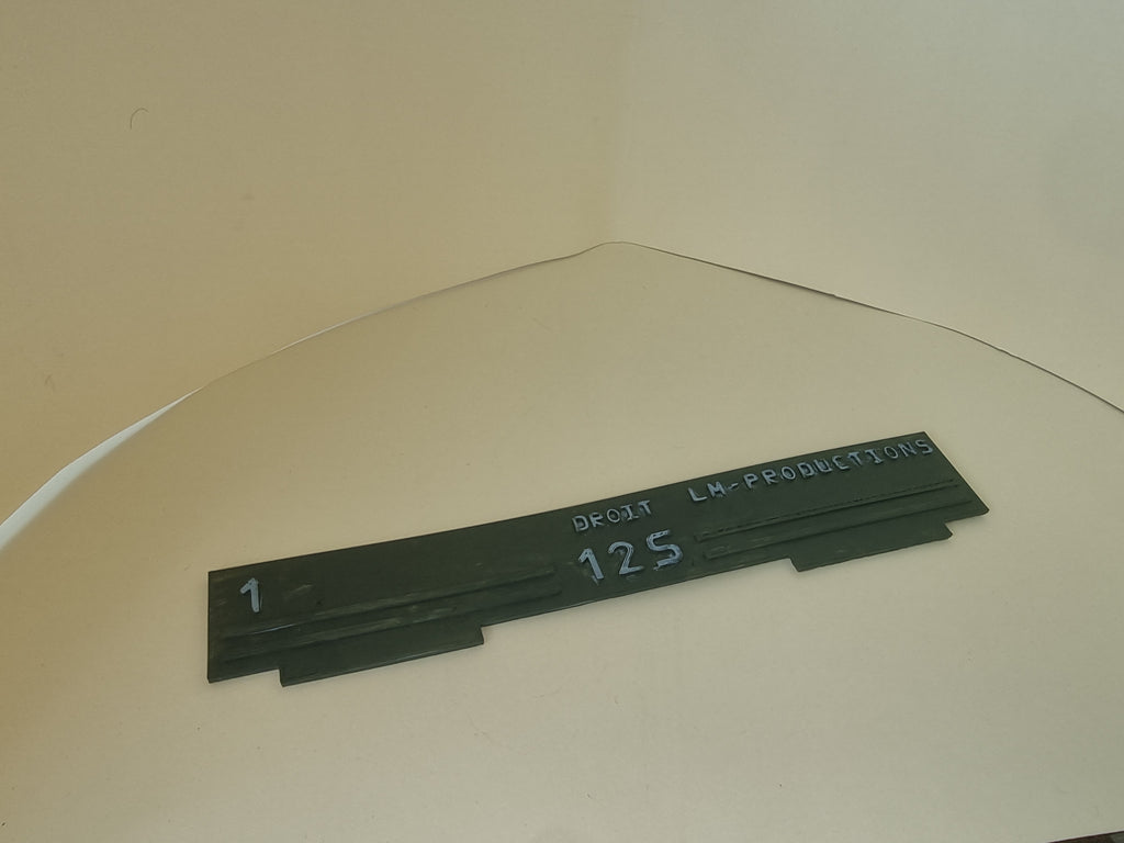 Gabarit de pose de voies ligne droite - échelle 1/32 - Référence B-16-0783