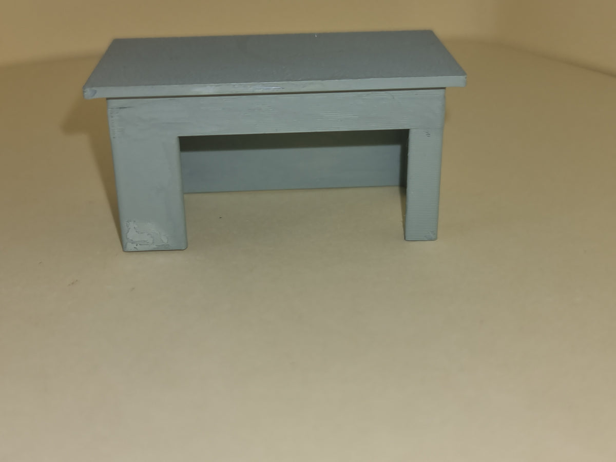 Abris de quai béton- LM Productions - Référence D-02-xxxa - Echelle 1/87