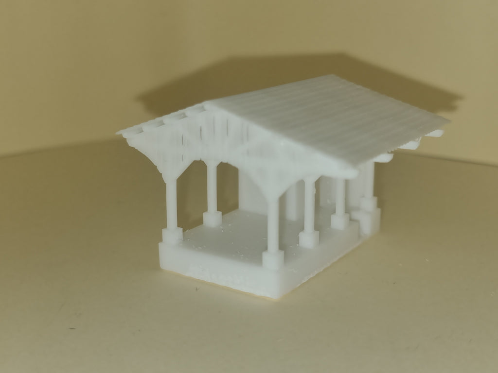 Halle marchandise - LM Productions - Référence F-02-0223 - Echelle 1/160