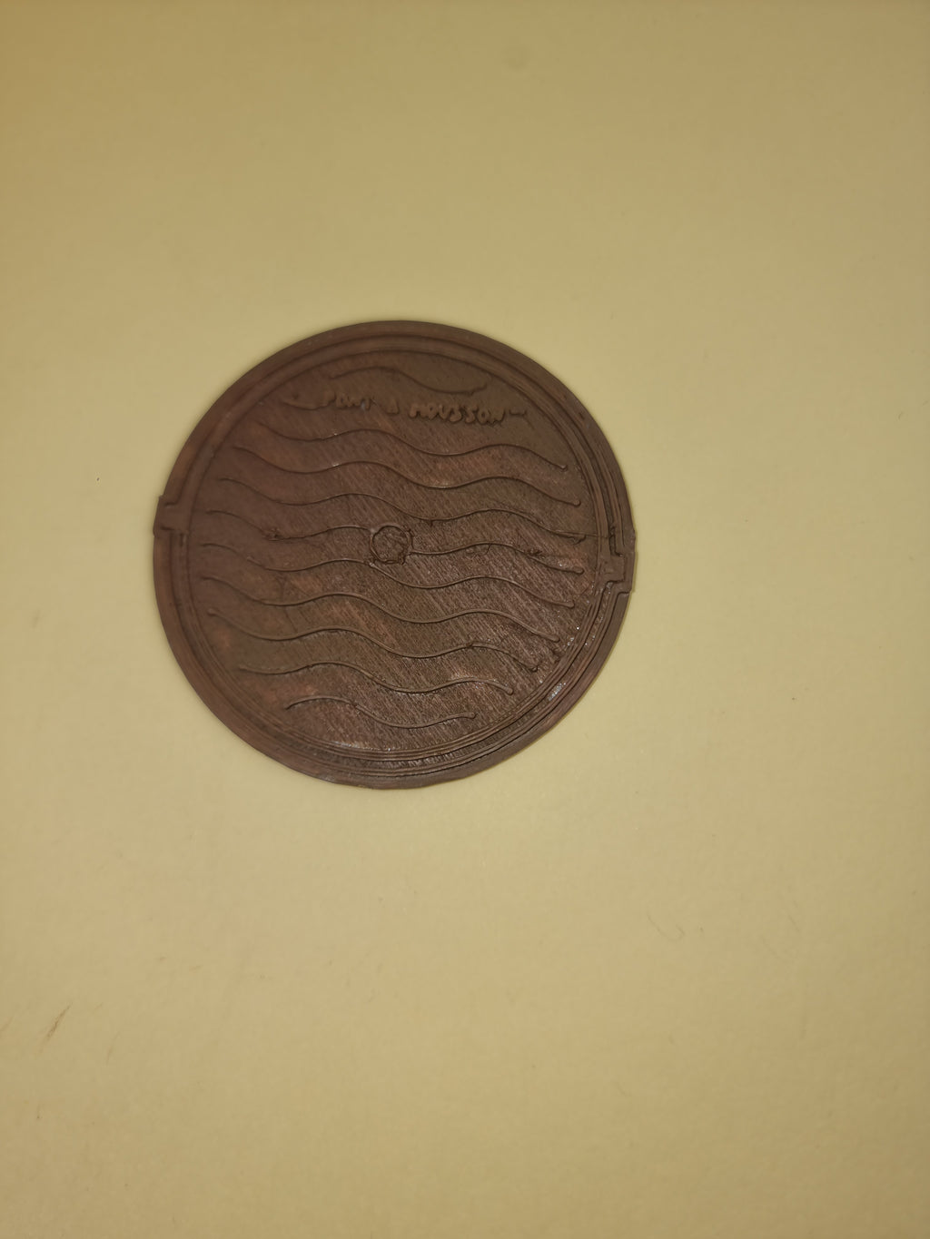 Plaques d'égout Rondes "Pont à Mousson" échelle 1/18 - Référence J-05-0698