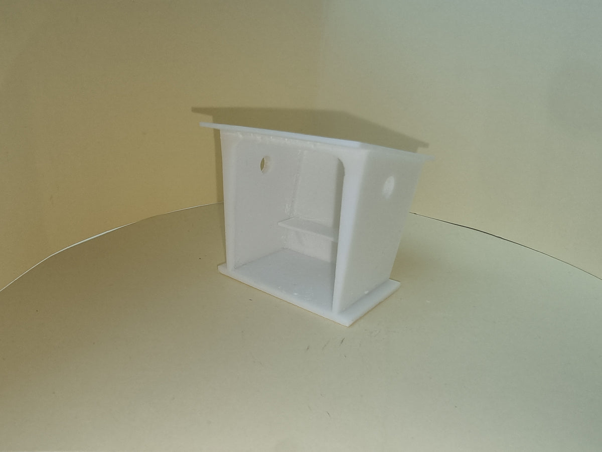 Abris bus Aubette petit ouverture ronde - LM Productions - Référence M-01-0270 - Echelle 1/35)