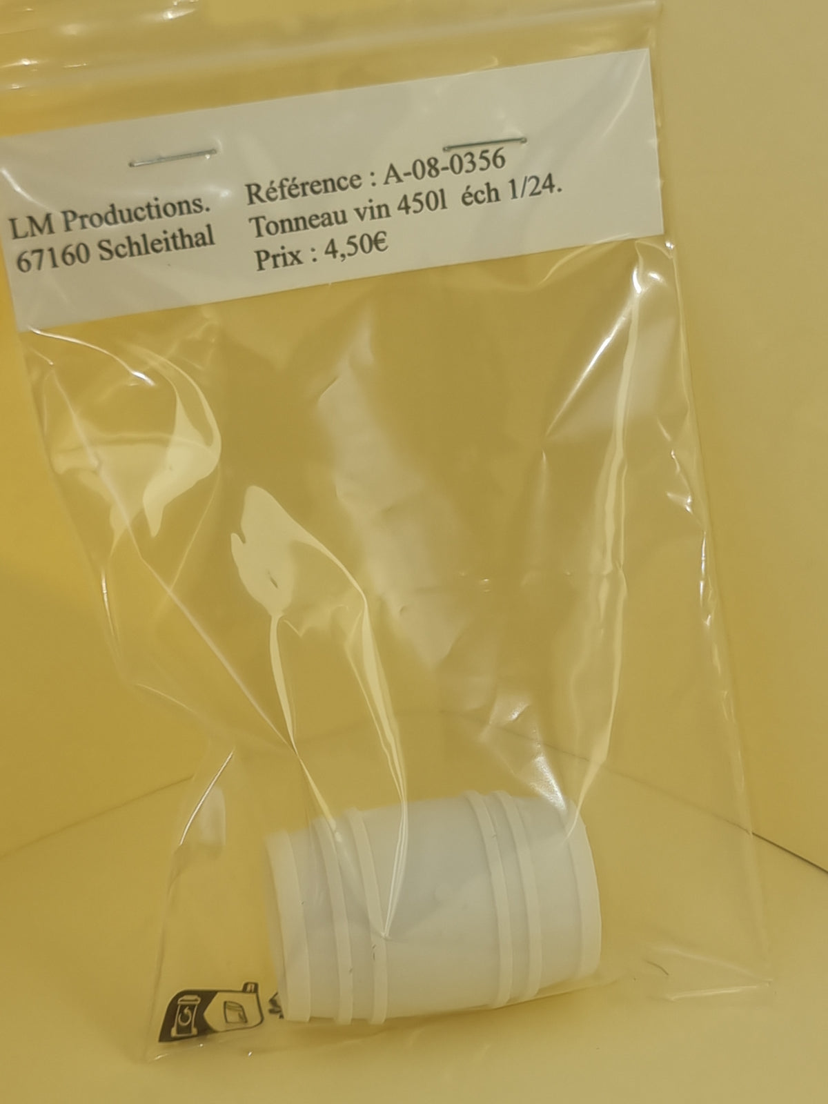 Tonneau de vin 450 litres échelle 1/24 - Référence A-08-0356