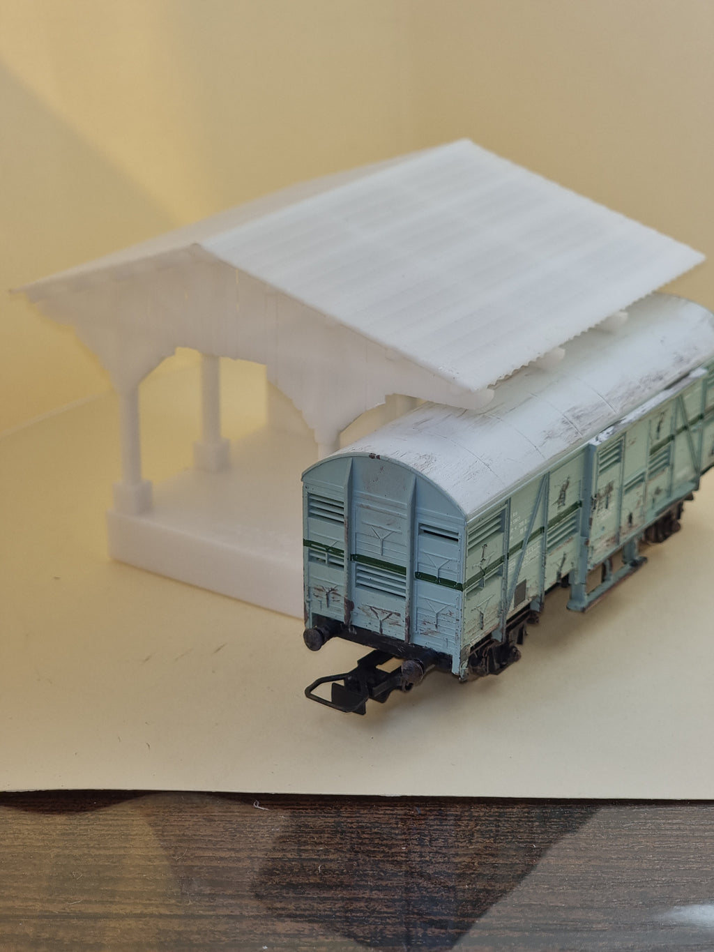 Halle marchandise - LM Productions - Référence D-02-0221 - Echelle 1/87