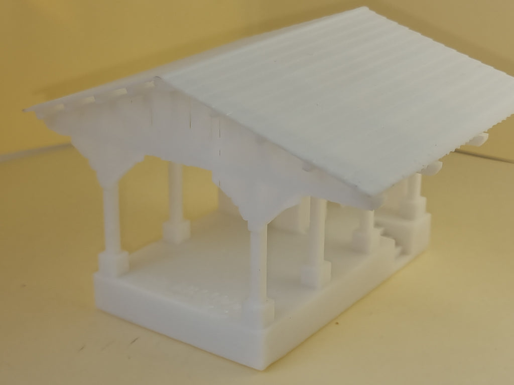 Halle marchandise - LM Productions - Référence D-02-0221 - Echelle 1/87