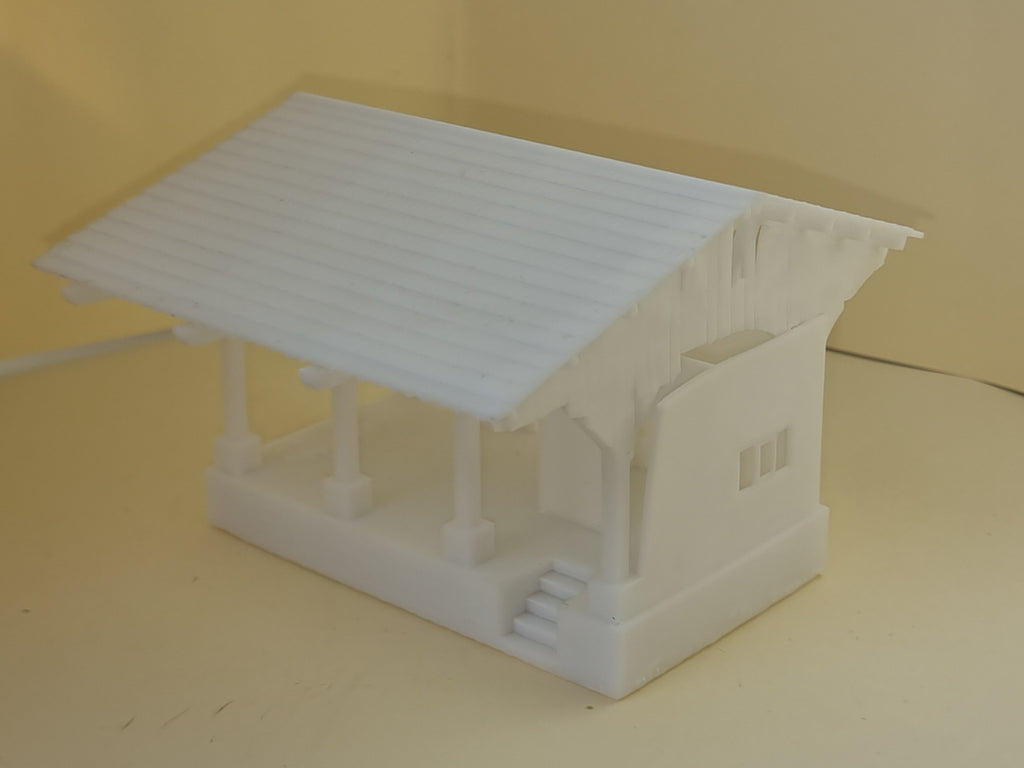 Halle marchandise - LM Productions - Référence D-02-0221 - Echelle 1/87