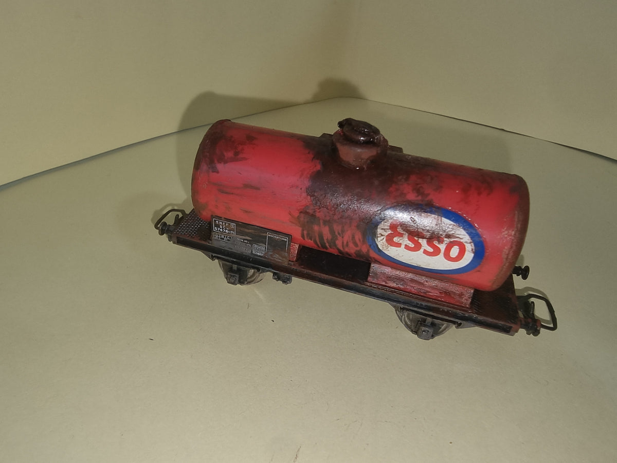 Wagon Citerne ESSO - SNCF - LM Productions - Référence D-15-0776 - Echelle 1/87