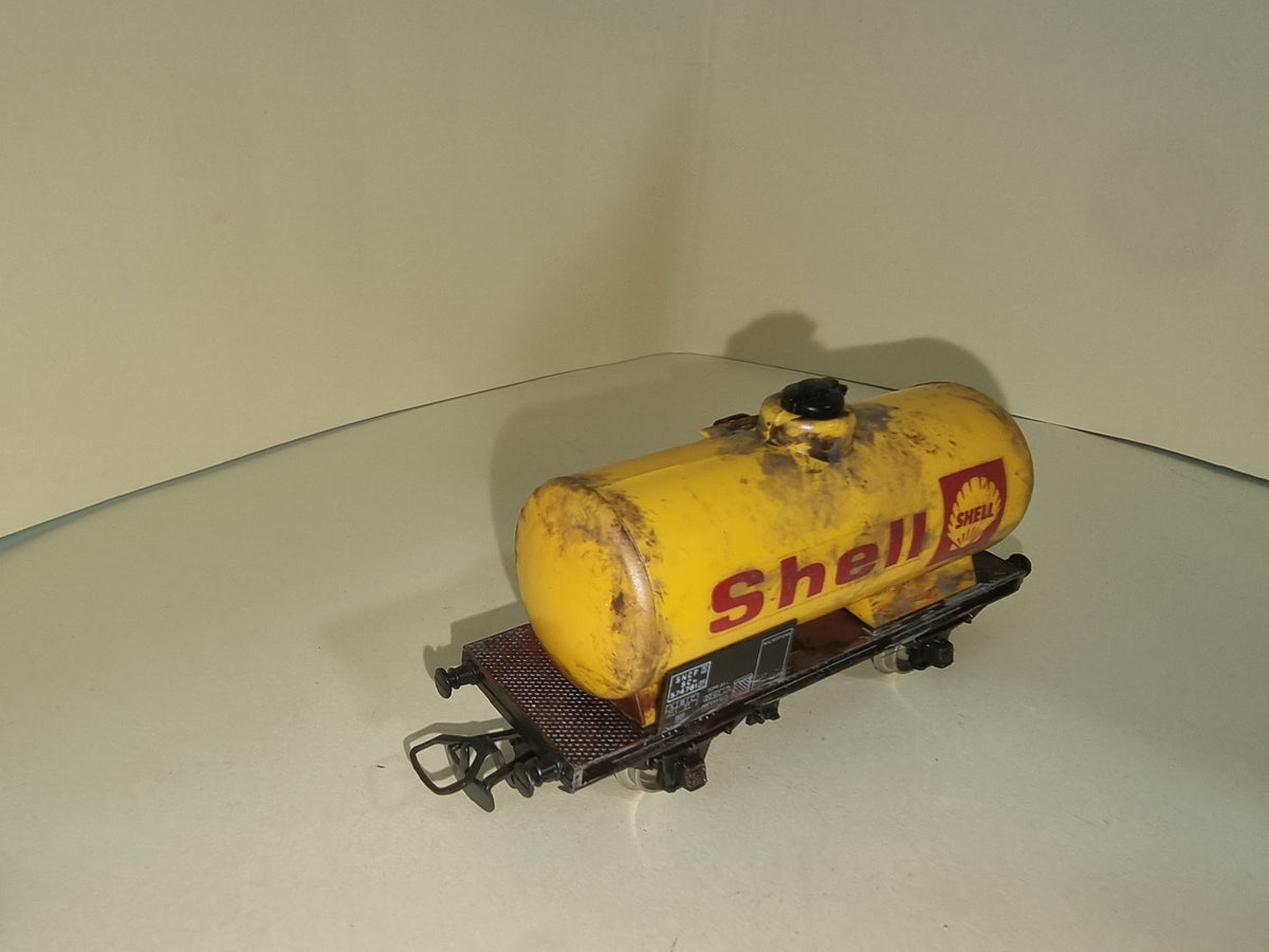 Wagon Citerne SHELL - SNCF - LM Productions - Référence D-15-0777 - Echelle 1/87