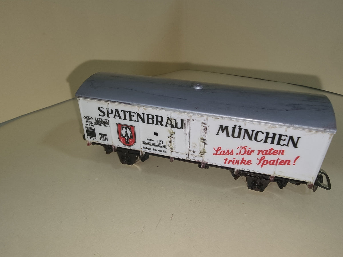 Wagon Couvert SPATENBRAU - DB - LM Productions - Référence D-15-0778 - Echelle 1/87