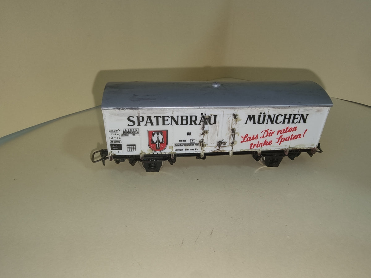 Wagon Couvert SPATENBRAU - DB - LM Productions - Référence D-15-0778 - Echelle 1/87
