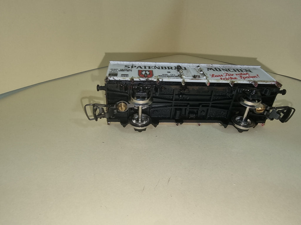 Wagon Couvert SPATENBRAU - DB - LM Productions - Référence D-15-0778 - Echelle 1/87