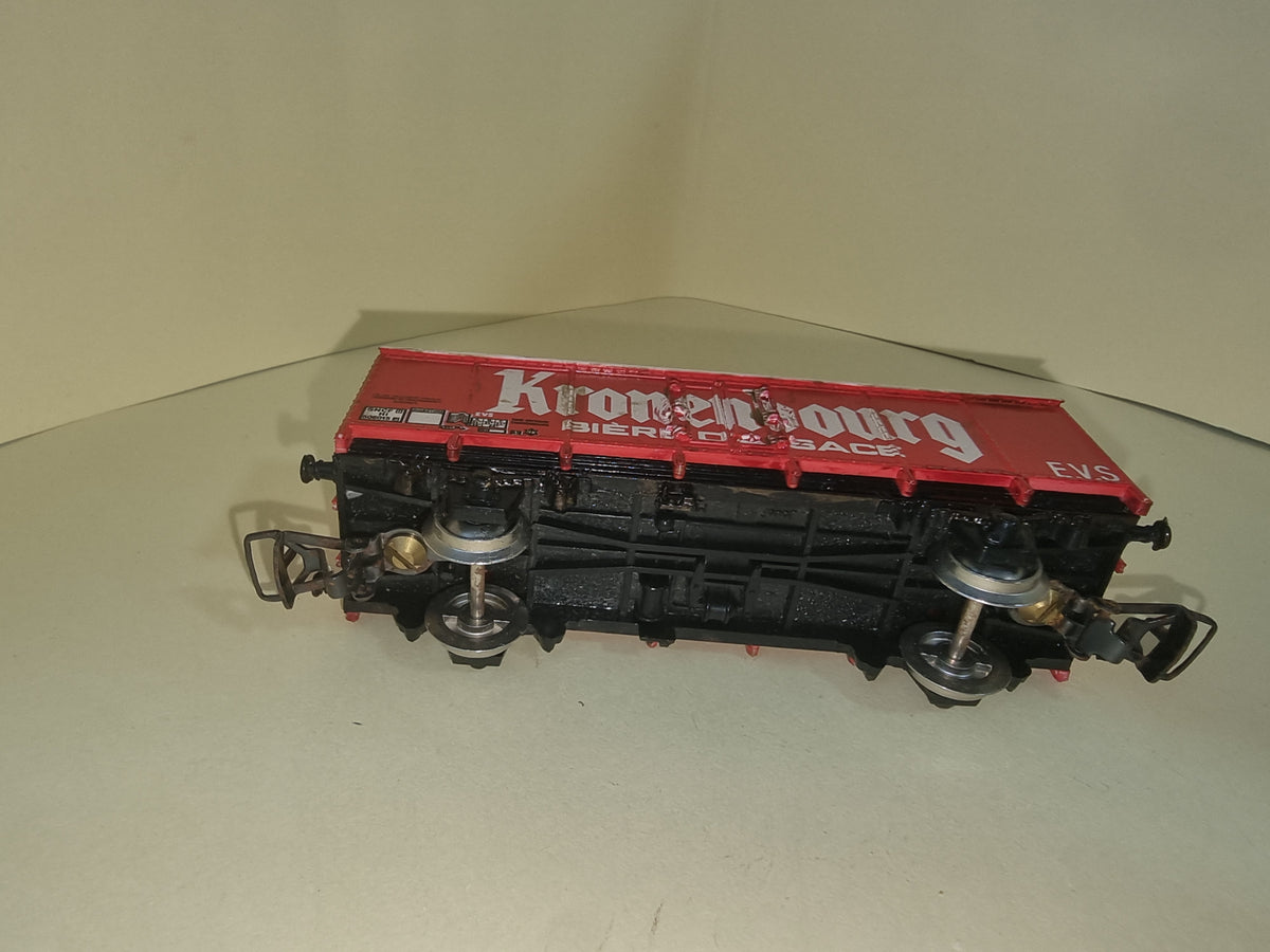 Wagon Couvert Kronenbourg - SNCF - LM Productions - Référence D-15-0779 - Echelle 1/87