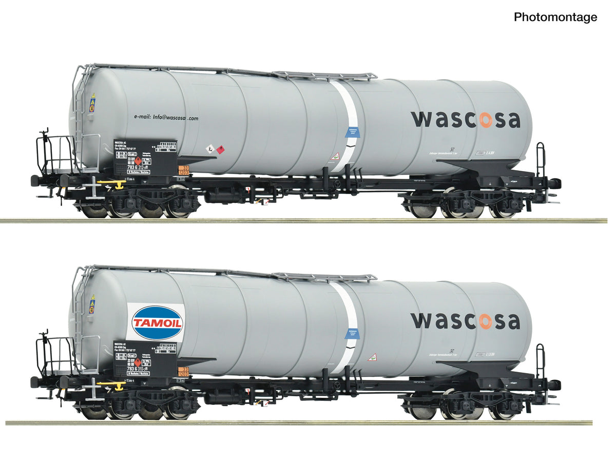 Coffret Wagons Citerne - WASCOWA -  ROCO - Référence 6600232 - Echelle 1/87