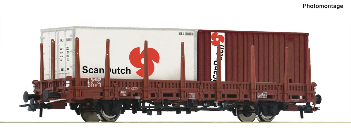 Wagon à ridelles - NS -  ROCO - Référence 6600289 - Echelle 1/87