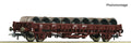 Wagon plat chargé bobines - SNCF -  ROCO - Référence 6600300 - Echelle 1/87)