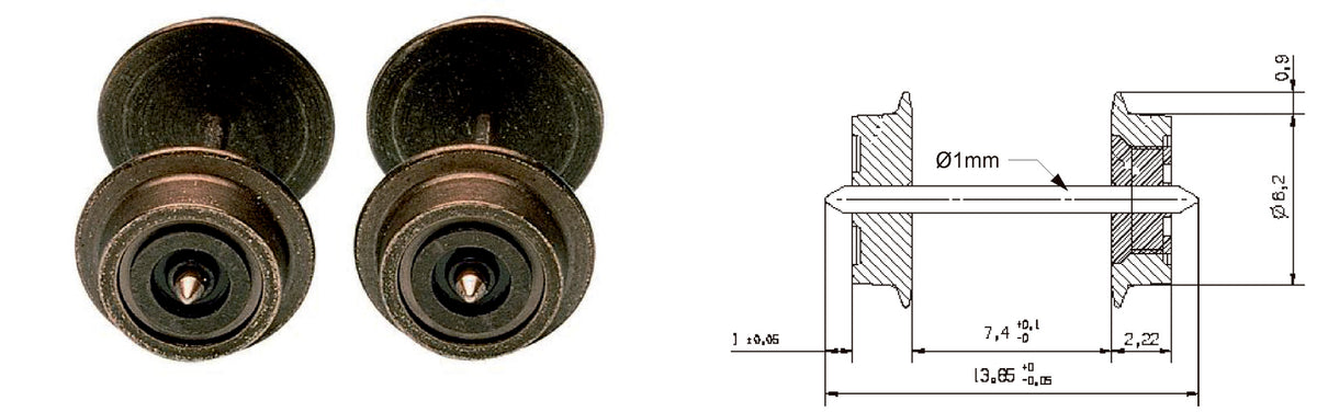 Roues  - FLEISCHMANN - Référence 20023 - Echelle 1/160