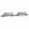 Coffret 2 Wagons Trémie Taoos - NORSK HYDRO AZOTE SNCF - JOUEF - Référence HJ6307 - Echelle 1/87