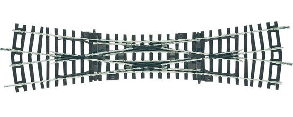 Traversée Jonction Double - PIKO - Référence P55224 - Echelle 1/87