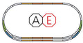 Coffret voie Set E - PIKO - Référence P55340 - Echelle 1/87