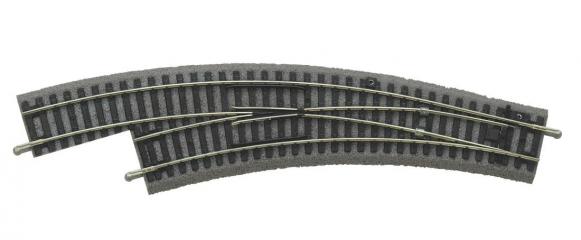 Voie A ballast Aiguillage Enroulé Gauche - PIKO - Référence P55422 - Echelle 1/87
