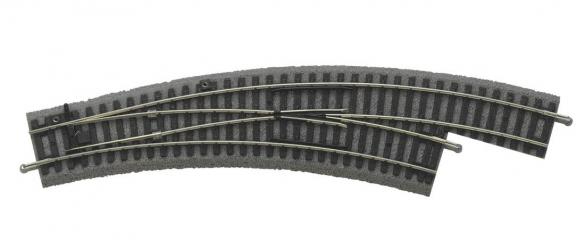 Voie A ballast Aiguillage Enroulé Droit - PIKO - Référence P55423 - Echelle 1/87