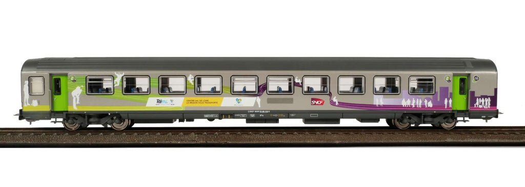 2 Voitures Corail VTU REMI 1/2cl - SNCF - PIKO - Référence P97134 - Echelle 1/87