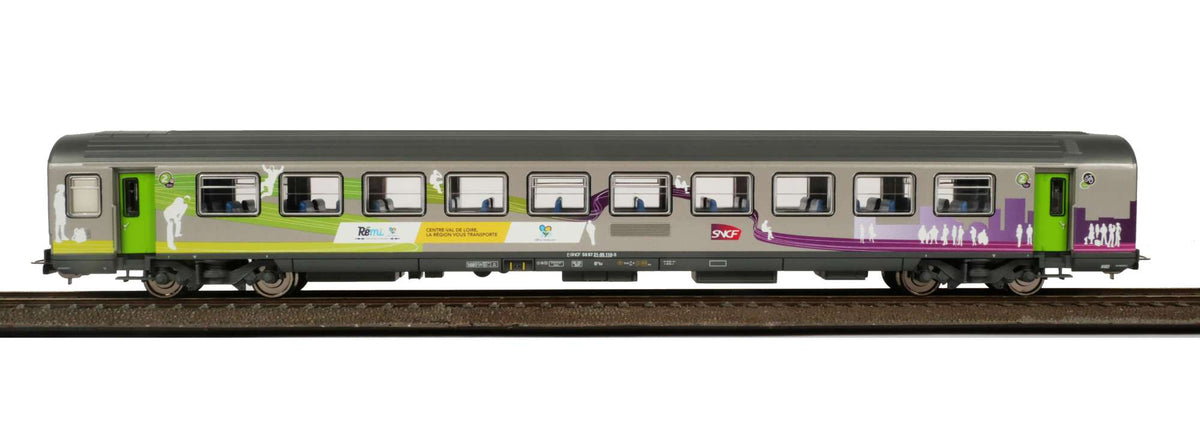 2 Voitures Corail VTU REMI 1/2cl - SNCF - PIKO - Référence P97134 - Echelle 1/87