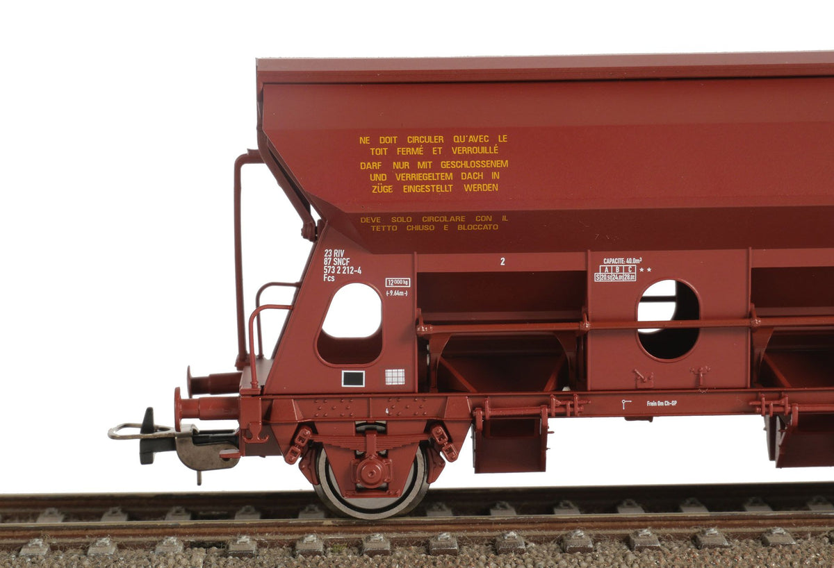 Trémie 2 essieux - SNCF - PIKO - Référence P97137 - Echelle 1/87