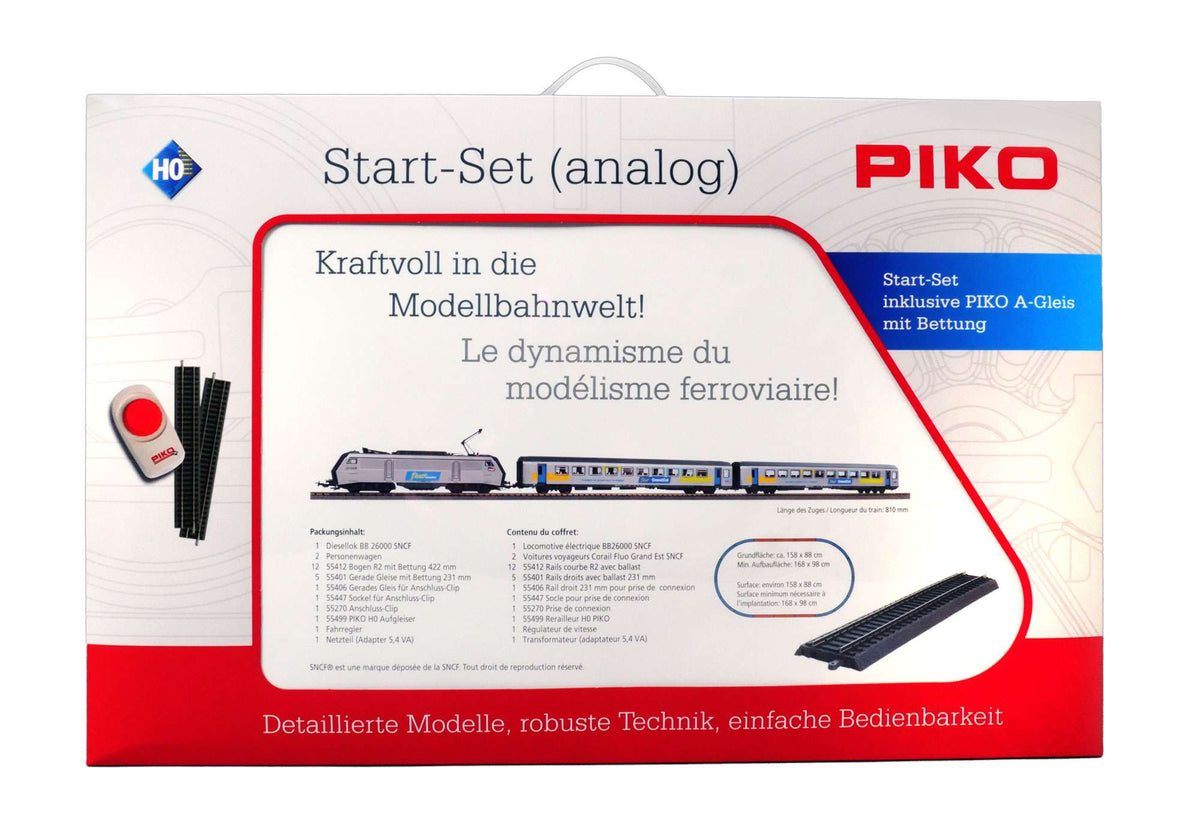 Coffret BB26000 FLUO - SNCF - PIKO - Référence P97949 - Echelle 1/87