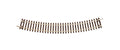 Rail courbe R1 30° - ROCO - Référence 4080130 - Echelle 1/120