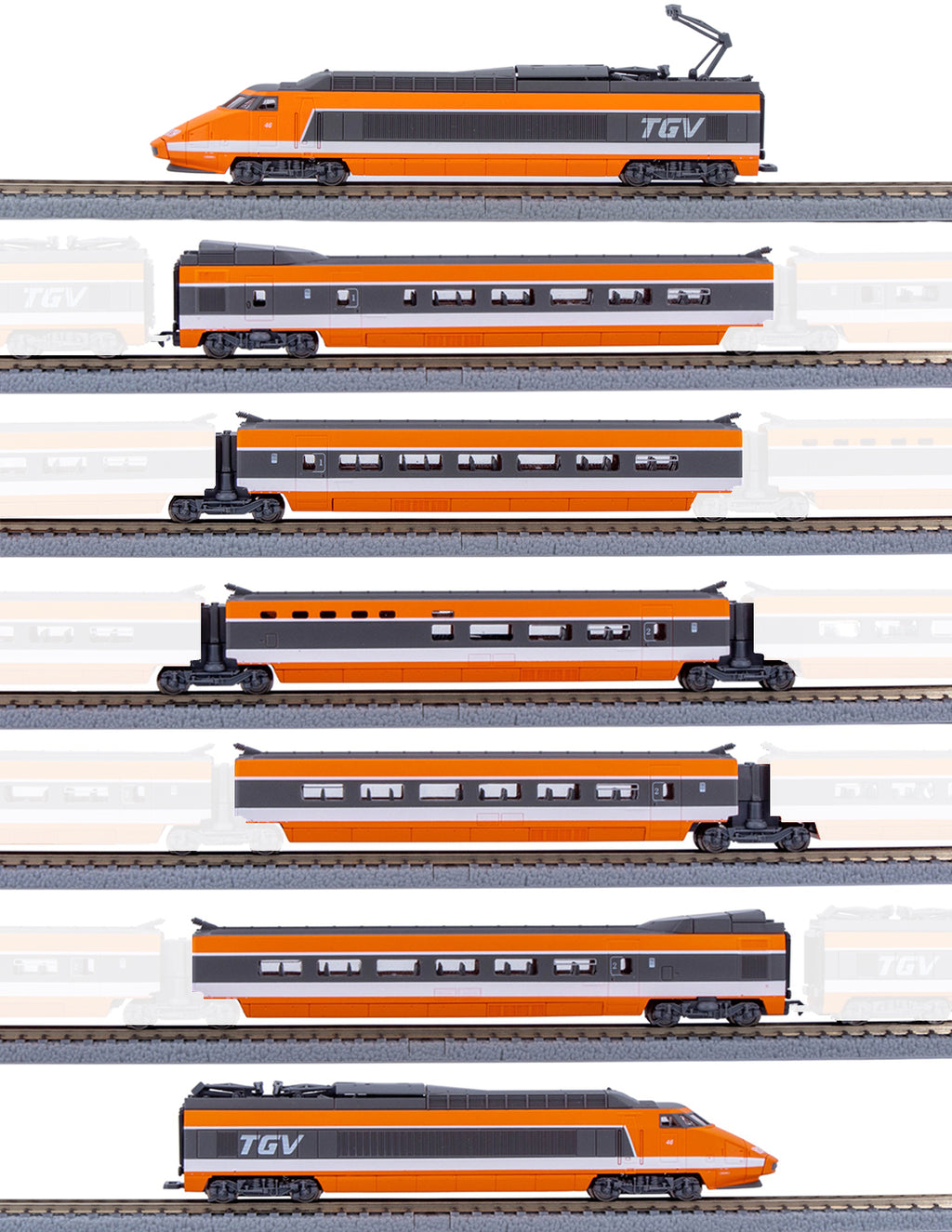 TGV Atlantique - SNCF - AZAR - Référence T01-OR1A - Echelle Z
