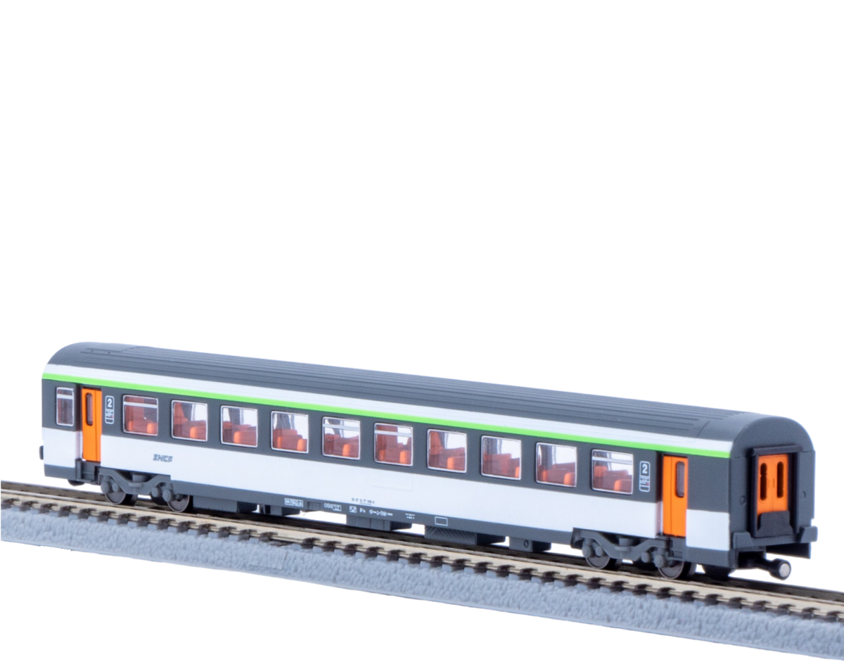 Voitures CORAIL VTU Origine 1/2em - SNCF - AZAR - Référence V01-ONP1 - Echelle Z