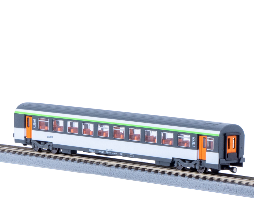 Voitures CORAIL VTU Origine 2em - SNCF - AZAR - Référence V01-ONP2 - Echelle Z