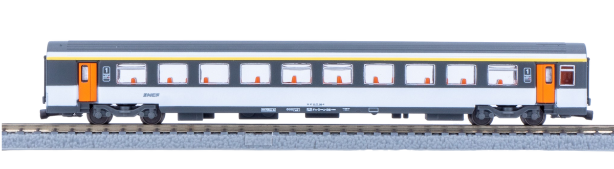 Voitures CORAIL VTU Origine 1/2em - SNCF - AZAR - Référence V01-ONP1 - Echelle Z