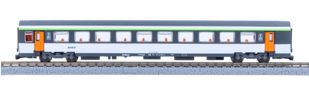 Voitures CORAIL VTU Origine 2em - SNCF - AZAR - Référence V01-ONP2 - Echelle Z