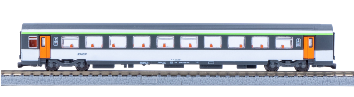 Voitures CORAIL VTU Origine 1/2em - SNCF - AZAR - Référence V01-ONP1 - Echelle Z