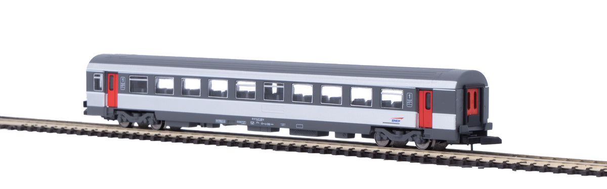 Voitures CORAIL VTU 1/2em - Nouvelle décoration SNCF - AZAR - Référence V01-CPP1 - Echelle Z