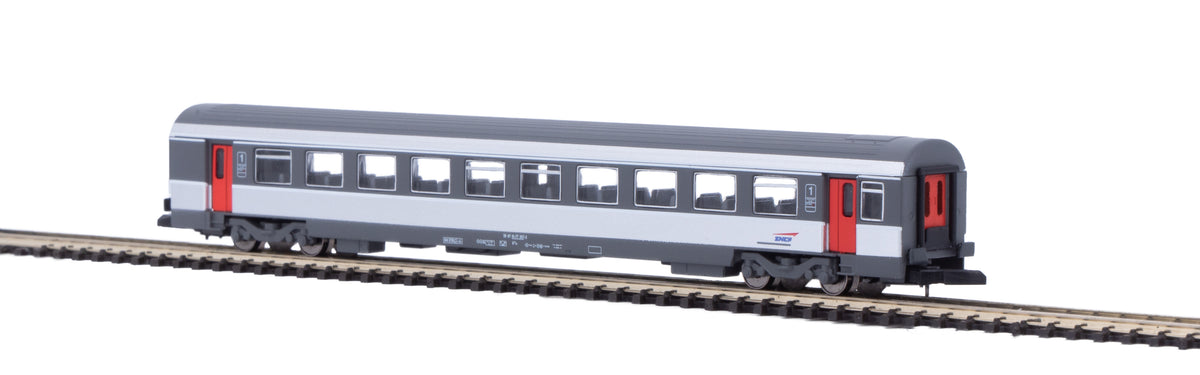 Voitures CORAIL VTU 1/2em - Nouvelle décoration SNCF - AZAR - Référence V01-CPP1 - Echelle Z