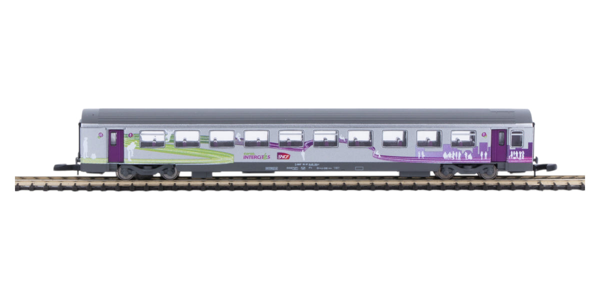 Voitures CORAIL VTU 1/2em - Intercité SNCF - AZAR - Référence V01-ICP1 - Echelle Z