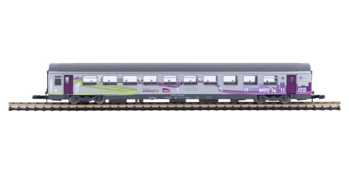Voitures CORAIL VTU 1/2em - Intercité SNCF - AZAR - Référence V01-ICP1 - Echelle Z