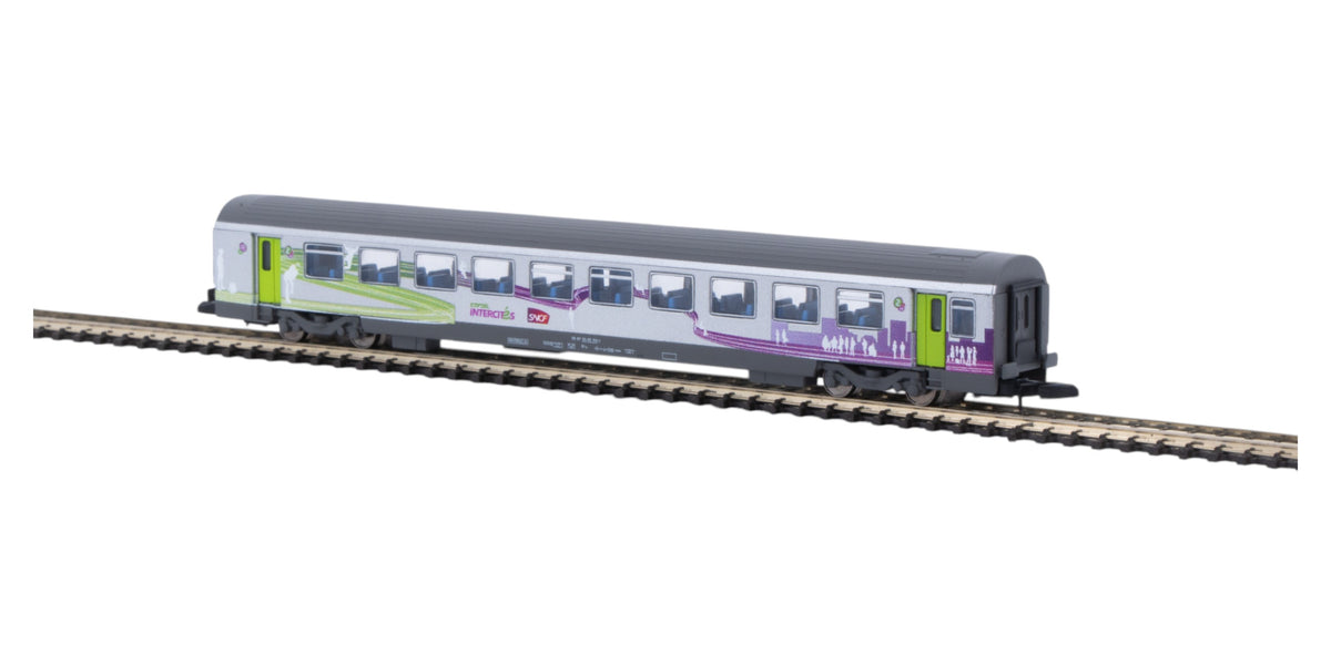 Voitures CORAIL VTU 2em - Intercité SNCF - AZAR - Référence V01-ICP2 - Echelle Z