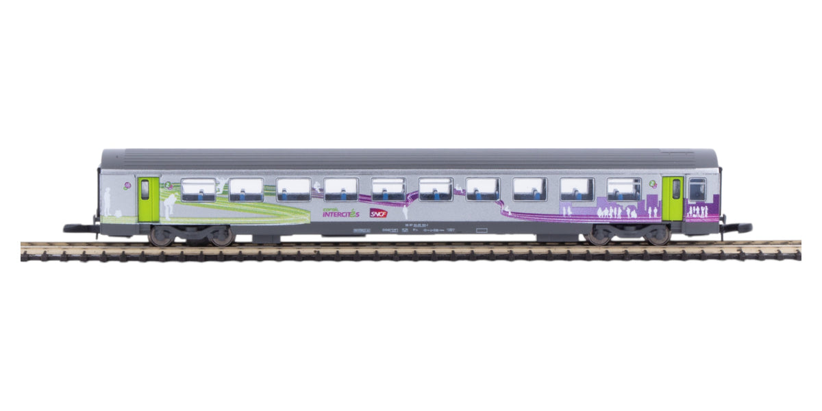 Voitures CORAIL VTU 2em - Intercité SNCF - AZAR - Référence V01-ICP2 - Echelle Z