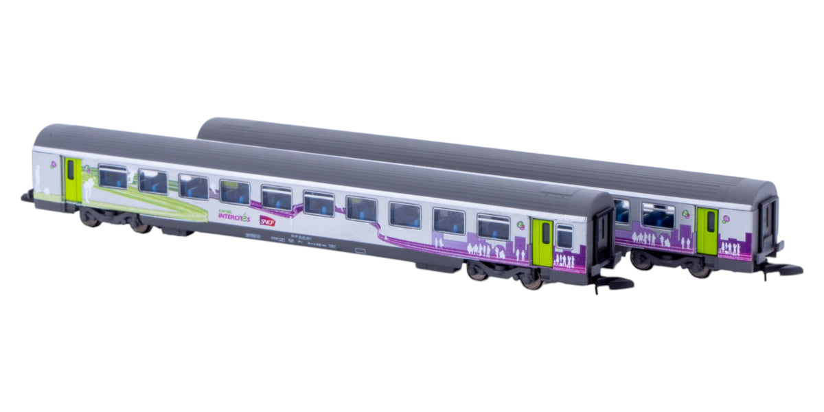Voitures CORAIL VTU 2em - Intercité SNCF - AZAR - Référence V01-ICP2 - Echelle Z