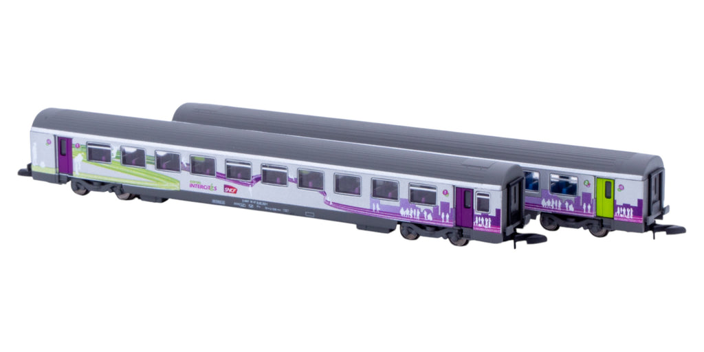 Voitures CORAIL VTU 1/2em - Intercité SNCF - AZAR - Référence V01-ICP1 - Echelle Z