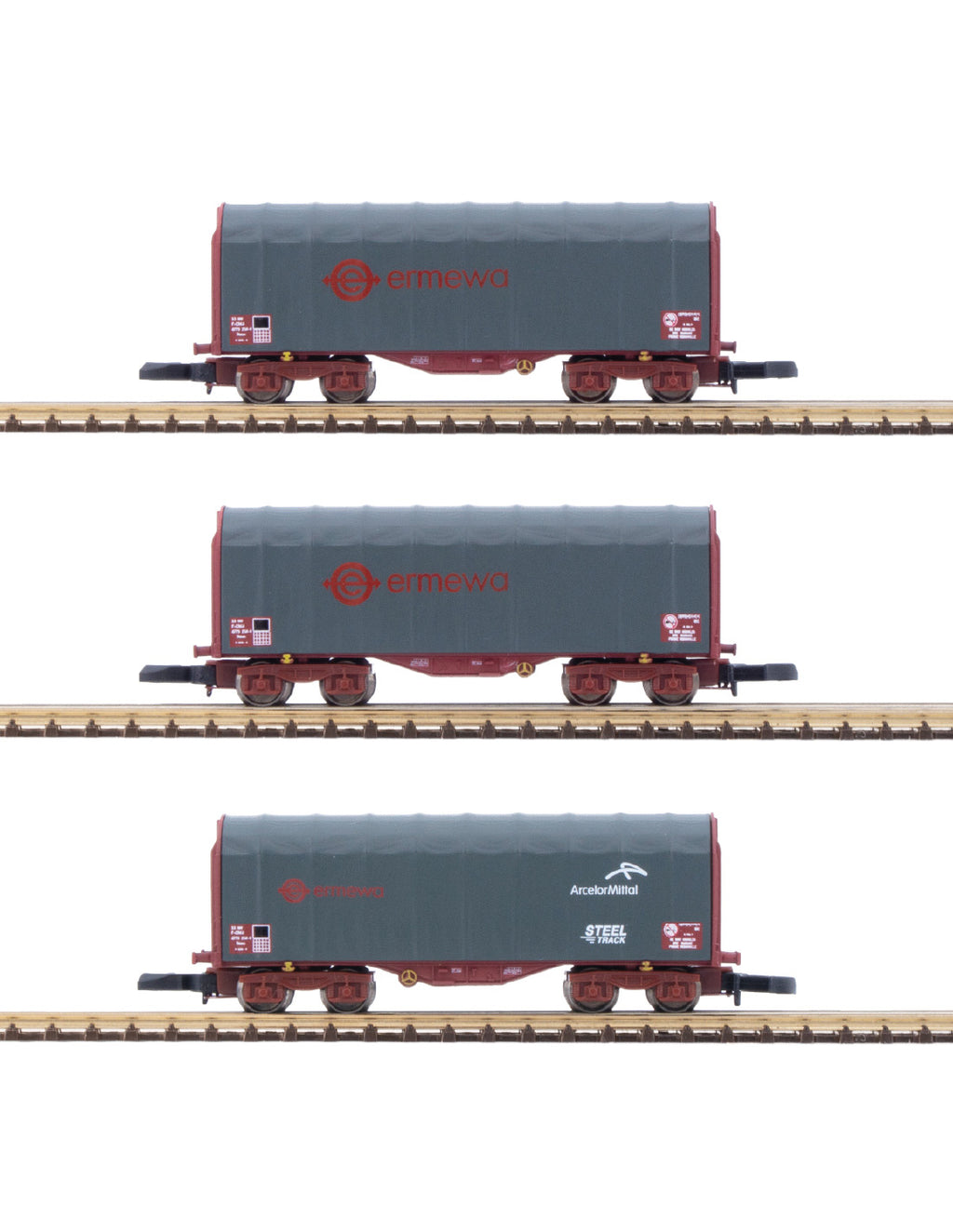 Coffret 3 bâché  - ERMEWA - AZAR - Référence W03-ERP - Echelle 1/220