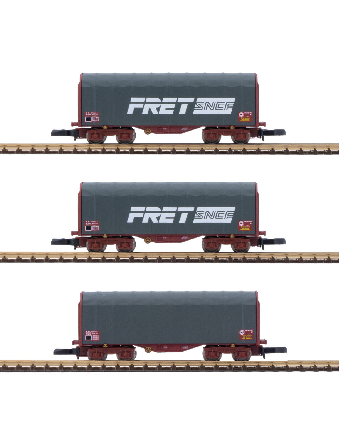 Coffret 3 bâché  - FRET SNCF - AZAR - Référence W03-FRP - Echelle 1/220