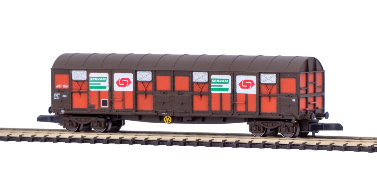 Couvert à bogies - SERNAM - AZAR - Référence W04-SN - Echelle 1/220